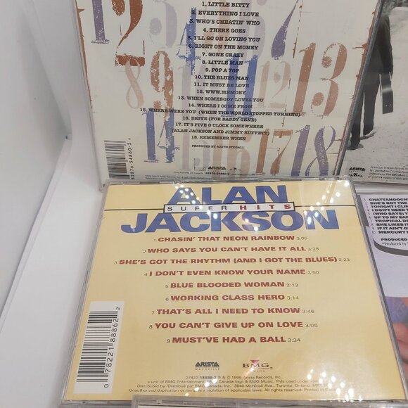 Alan Jackson Music Lot of 5 Audio CDs Cases in Good Condition - Picture 5 of 7